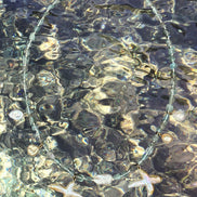 Blue Apatite Freshwater Pearl Beaded Necklace — Study in Apatite and Suspended Pearl No. 4 | M.M. Artifacts