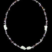 Amethyst Baroque Pearl Beaded Necklace — Study in Violet and Pearl No. 7 | M.M. Artifacts